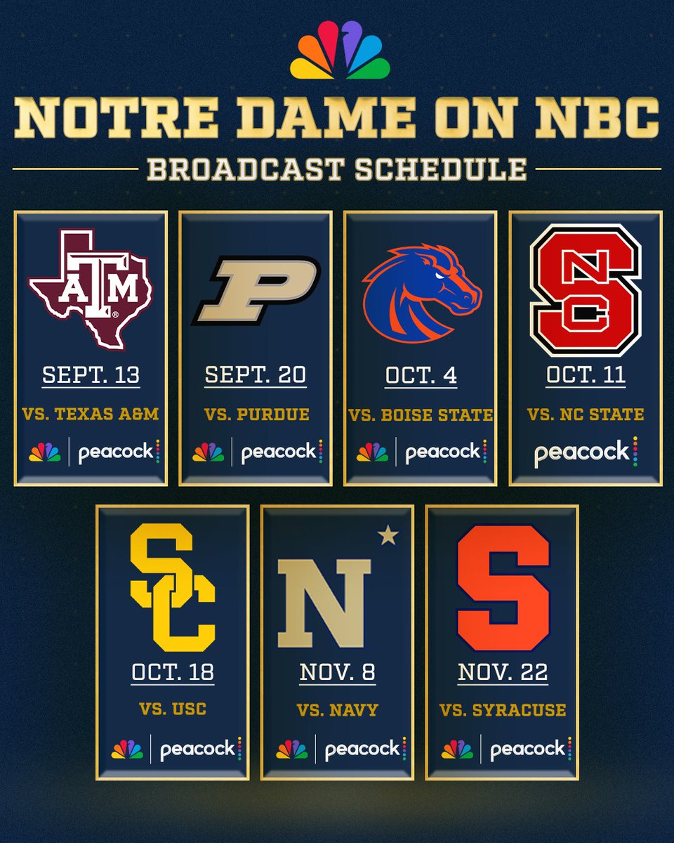 Notre Dame on NBC tweet media