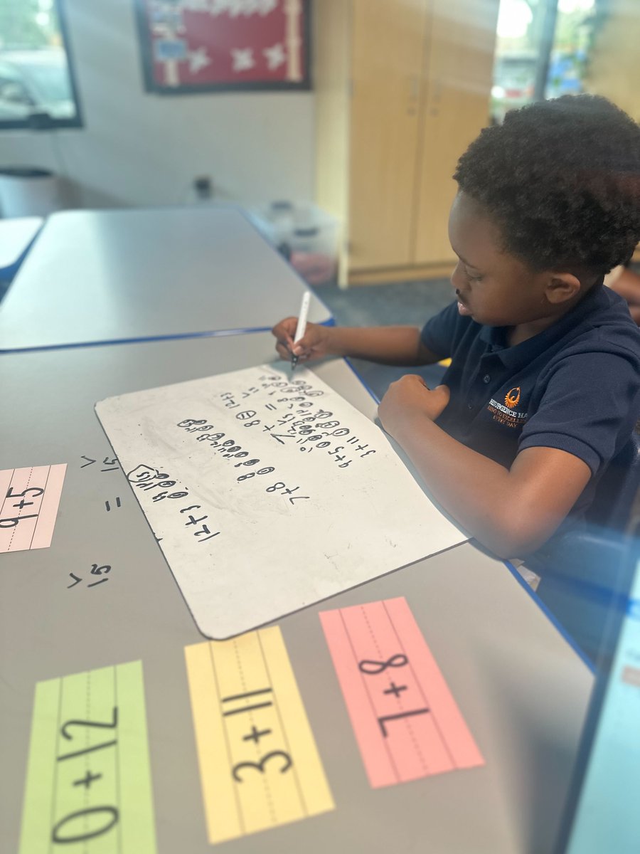 Our scholars are on a mission to master equivalent expressions! 🧠➕ Watching their confidence grow as they break down and build up math problems is what it’s all about. #MathMasters #EquivalentExpressions #RHScholars
