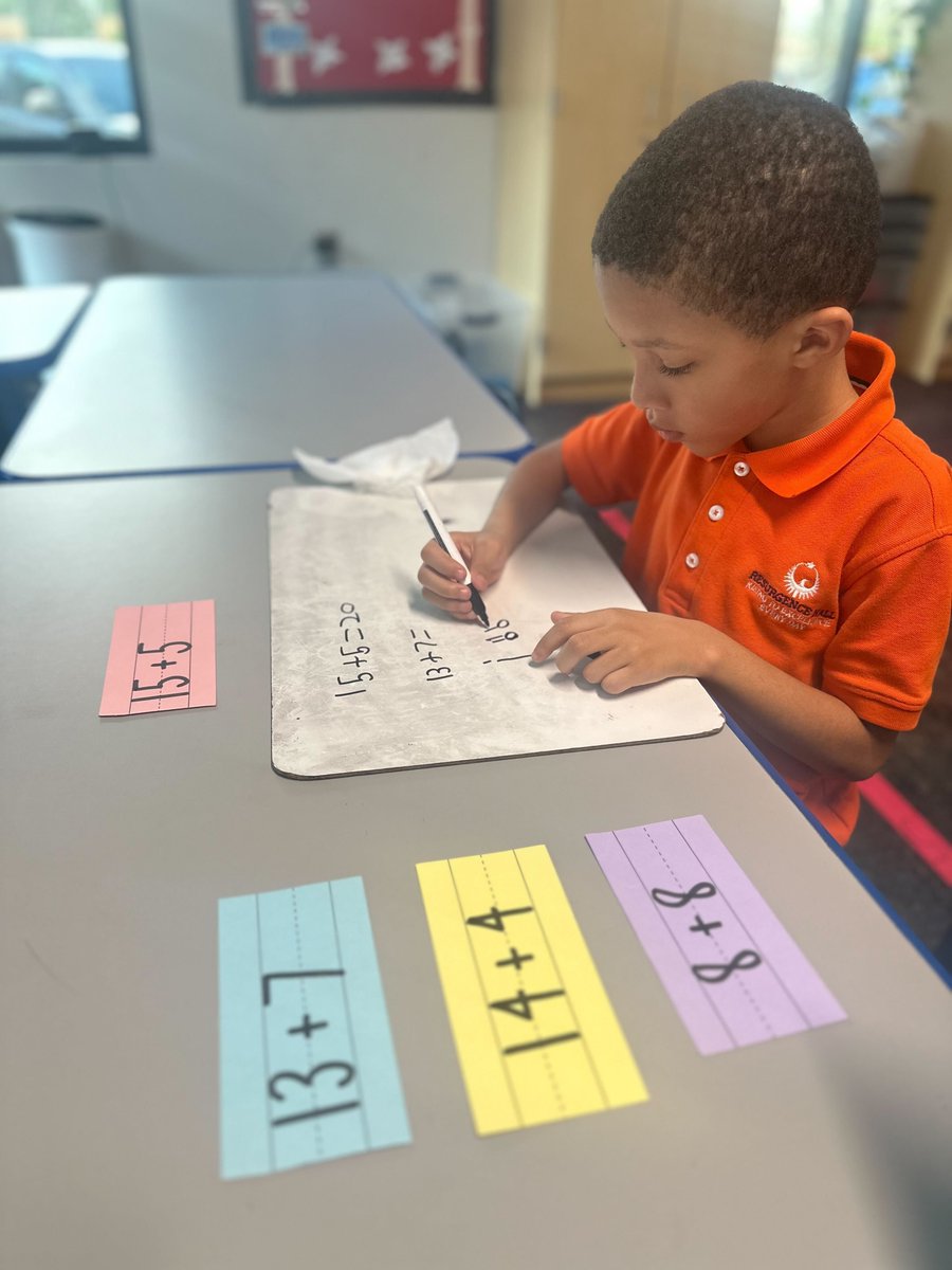 ResurgenceHall's tweet image. Our scholars are on a mission to master equivalent expressions! ๐ง โ Watching their confidence grow as they break down and build up math problems is what itโs all about. #MathMasters #EquivalentExpressions #RHScholars
