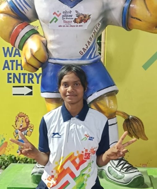 sports_odisha's tweet image. ଓଡ଼ିଶାର ପାର୍ବତୀ ହାଁସଦା ଖେଲୋ ଇଣ୍ଡିଆ ଯୁବ କ୍ରୀଡ଼ା - ୨୦୨୫ରେ ଲମ୍ବ ଡିଆଁ ଖେଳରେ ରାଜ୍ୟ ପାଇଁ କାଂସ୍ୟ ପଦକ 🥉 ହାସଲ କରିଛନ୍ତି।

ଅଭିନନ୍ଦନ, ପାର୍ବତୀ!

#OdishaForSports #KIYG2025 #Longjump #KheloIndia #KheloIndiaYouthGames2025