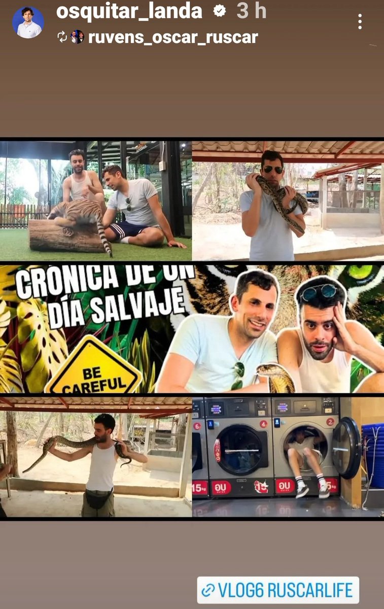 Stop1111Stop's tweet image. No quiero ni pensar en la q se va a liar cuando O y R vuelvan a ser Ruscar 💙
Volverán...
Hoy ambos al unísono promocionando su vlog 6 👏🏽👏🏽👏🏽👌🏽
#Ruscar12M
#Ruscarlife6