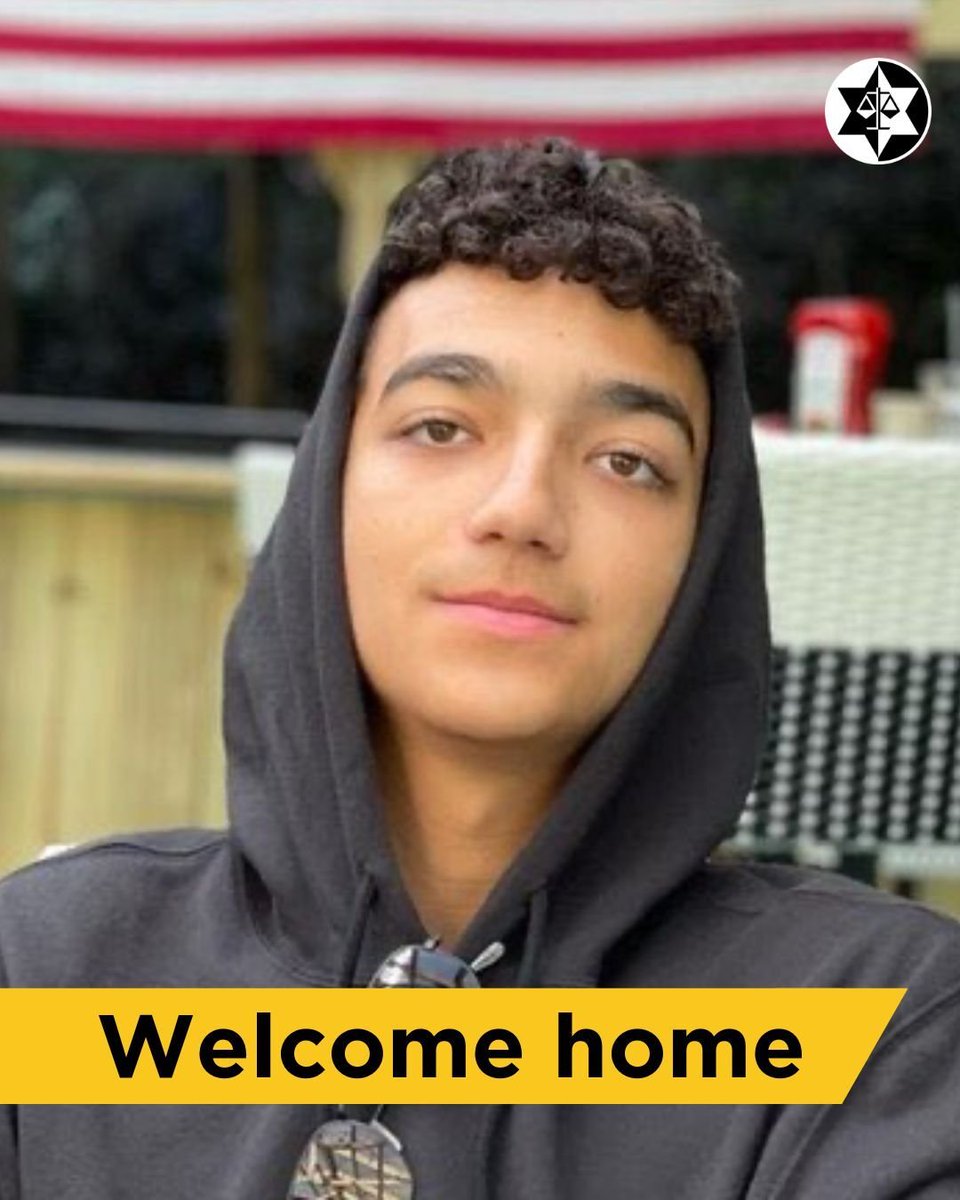 Welcome home, Edan.

After 584 days in the hands of Hamas terrorists, Edan Alexander is finally free to return home.

We will continue to call for the safe return of all the hostages, who remain in unimaginably brutal conditions. Every day that passes is another day too long.