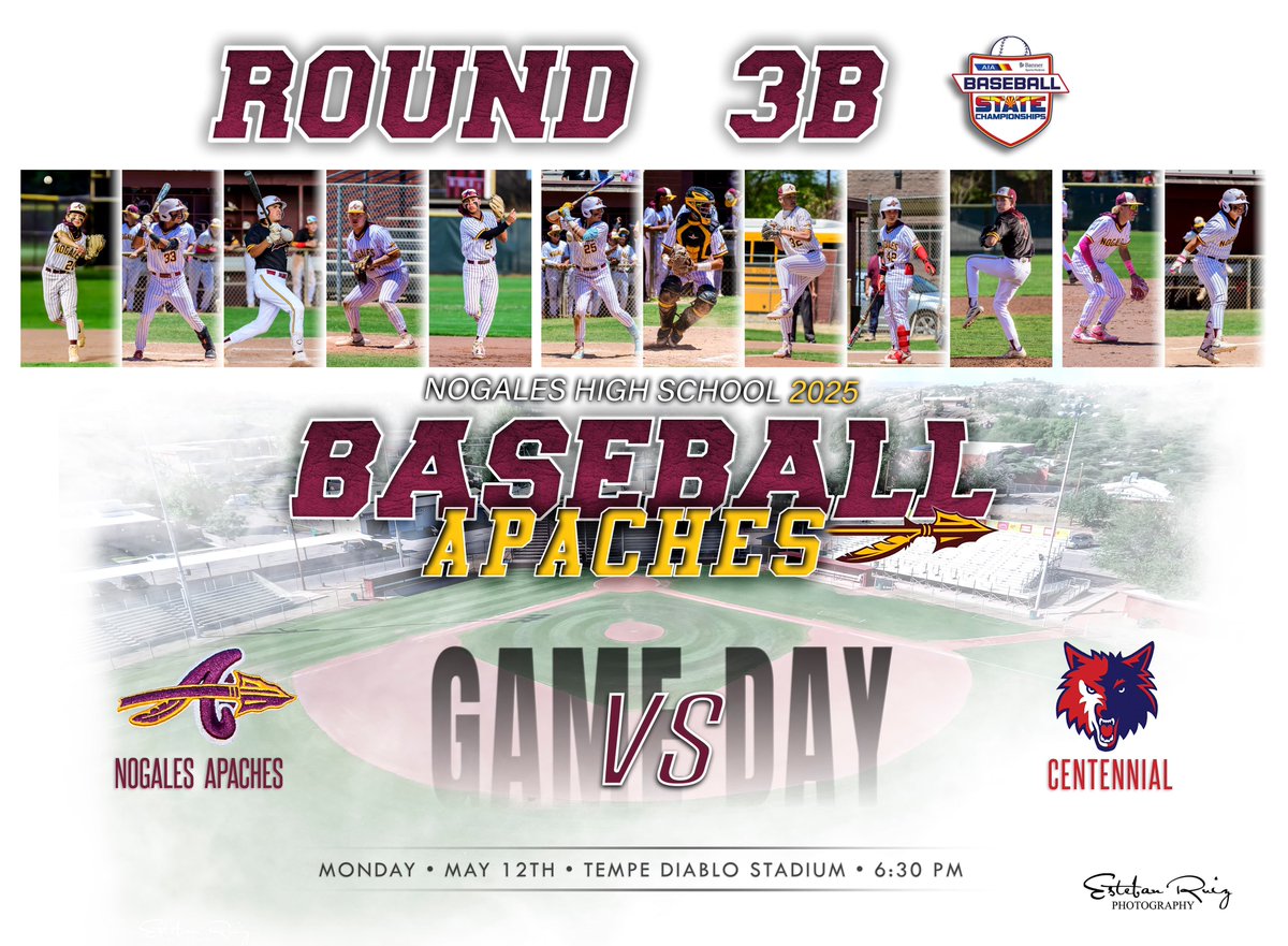 En Deportes con Luis Denogean (@luisdenogean) on Twitter photo 𝐆𝐀𝐌𝐄𝐃𝐀𝐘‼️Nogales Apaches ⚾️
PLAYOFF GAME ROUND 3B
🆚Centennial Coyotes
🕕 6:30pm
🏟️ Tempe Diablo stadium
📷EstebanRuizPhotography
🎥En Deportes
<a href="/OJFav/">OJ Favela</a> <a href="/ApacheBaseball1/">Tribe Baseball</a> <a href="/DenzelMontijo/">Denzel Montijo</a> <a href="/RubenAntonioC25/">Ruben Antonio Celaya Alvarado</a> <a href="/ERvvagdl/">Esteban Ruiz</a> <a href="/NogiAthletics/">Nogales Apaches</a> 𝐆𝐀𝐌𝐄𝐃𝐀𝐘‼️Nogales Apaches ⚾️
PLAYOFF GAME ROUND 3B
🆚Centennial Coyotes
🕕 6:30pm
🏟️ Tempe Diablo stadium
📷EstebanRuizPhotography
🎥En Deportes
<a href="/OJFav/">OJ Favela</a> <a href="/ApacheBaseball1/">Tribe Baseball</a> <a href="/DenzelMontijo/">Denzel Montijo</a> <a href="/RubenAntonioC25/">Ruben Antonio Celaya Alvarado</a> <a href="/ERvvagdl/">Esteban Ruiz</a> <a href="/NogiAthletics/">Nogales Apaches</a>
