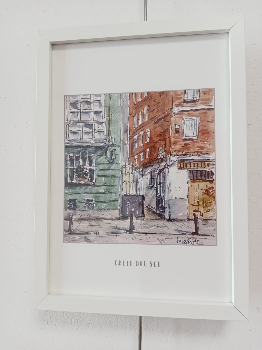 Nueva exposición, de la obra gráfica de Evgenia Pyak y Paco Gijón. En nuestro pasillo principal.