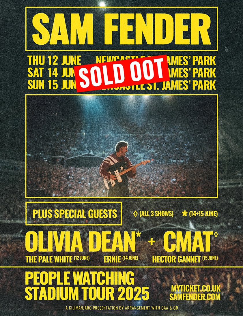 A limited number of production holds for the 3 nights at SJP are being released! Tickets go on sale 10am Thursday 15th May via myticket.co.uk

Anyone who originally bought a ticket for the Newcastle Arena show in December - keep an eye on your inbox for early access info