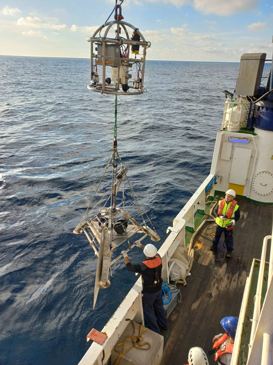 ICES (@ices_asc) on Twitter photo Our Working Group on Ocean Hydrography #WGOH has just released the 2024 oceanographic highlights for the North Atlantic.
Take a look 👉 ices.dk/news-and-event…
📷Deployment of a benthic lander with the help of the LanderPick vehicle. Ricardo SánchezLeal <a href="/ieo/">Terry Walker</a>.es Our Working Group on Ocean Hydrography #WGOH has just released the 2024 oceanographic highlights for the North Atlantic.
Take a look 👉 ices.dk/news-and-event…
📷Deployment of a benthic lander with the help of the LanderPick vehicle. Ricardo SánchezLeal <a href="/ieo/">Terry Walker</a>.es