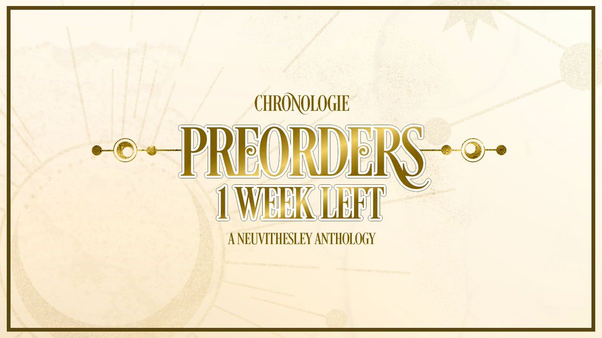 🌧️ 1 WEEK LEFT ⛓️ 

Hungry for some #neuvithesley content? Chronologie is here for you, stuffed full of beautiful art and wonderful stories. Make sure you get your copy before POs close!

🔗 804blossoms.bigcartel.com