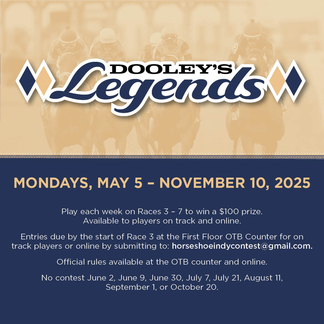 Tammy Knox (@hsindytammy) on Twitter photo It's <a href="/JohnGDooley/">John G. Dooley</a> Legends today <a href="/HSIndyRacing/">Horseshoe Indianapolis Race Course</a> on Races 3 - 7 - Entries due by 3:10PM ET to: horseshoeindycontest@gmail.com to play for $100 <a href="/IndianaTOBA/">ITOBA</a> <a href="/IndianaHBPA/">Indiana HBPA</a> <a href="/IndyTBAlliance/">IndianaThoroughbredAlliance</a> <a href="/INThoroughbred/">Indiana Thoroughbred Development Program</a> <a href="/RacingRachelM/">Rachel McLaughlin</a> #racelikeacaesar It's <a href="/JohnGDooley/">John G. Dooley</a> Legends today <a href="/HSIndyRacing/">Horseshoe Indianapolis Race Course</a> on Races 3 - 7 - Entries due by 3:10PM ET to: horseshoeindycontest@gmail.com to play for $100 <a href="/IndianaTOBA/">ITOBA</a> <a href="/IndianaHBPA/">Indiana HBPA</a> <a href="/IndyTBAlliance/">IndianaThoroughbredAlliance</a> <a href="/INThoroughbred/">Indiana Thoroughbred Development Program</a> <a href="/RacingRachelM/">Rachel McLaughlin</a> #racelikeacaesar