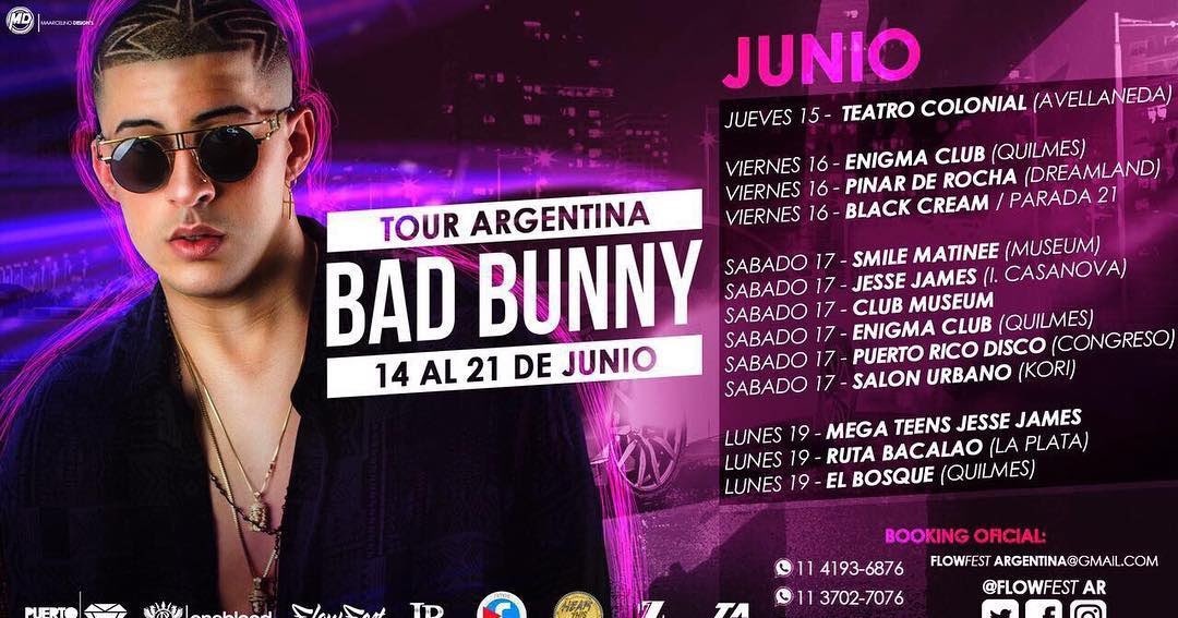 un día viene bad bunny y te hace esta gira y al otro día vuelve y te cobra un millón de pesos como si nada