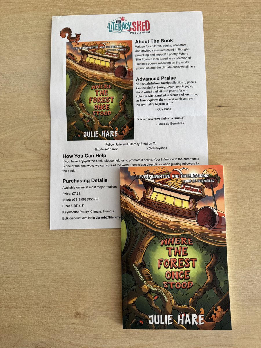 Can’t wait to get stuck into this poetry anthology by <a href="/tortoise1hare2/">Julie Hare</a> 

The first book published by <a href="/LiteracyShed/">The Literacy Shed</a> and <a href="/redgierob/">Rob Smith</a> 

👌🏻