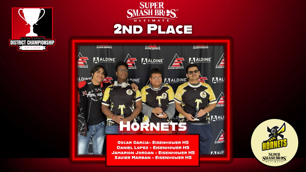 Aldine Esports (@aldineesports) on Twitter photo π’ HUGE congrats to Hornets for placing 2nd in the District Championship this past weekend! π We look forward to them returning strong and going for the cup! <a href="/Eisenhower_AISD/">Eisenhower Senior IB World School</a> <a href="/jkmetcalf1/">jkmetcalf</a> <a href="/AldineISD/">Aldine ISD</a> <a href="/AldineDLS/">AldineISD Digital Learning</a> π’ HUGE congrats to Hornets for placing 2nd in the District Championship this past weekend! π We look forward to them returning strong and going for the cup! <a href="/Eisenhower_AISD/">Eisenhower Senior IB World School</a> <a href="/jkmetcalf1/">jkmetcalf</a> <a href="/AldineISD/">Aldine ISD</a> <a href="/AldineDLS/">AldineISD Digital Learning</a>