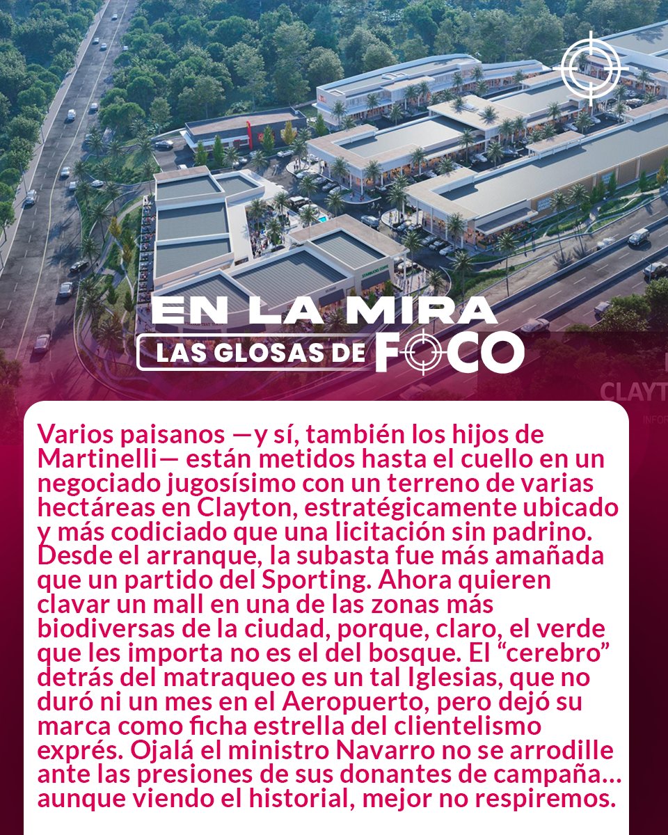 focopanama's tweet image. En la mira - Las glosas de FOCO.