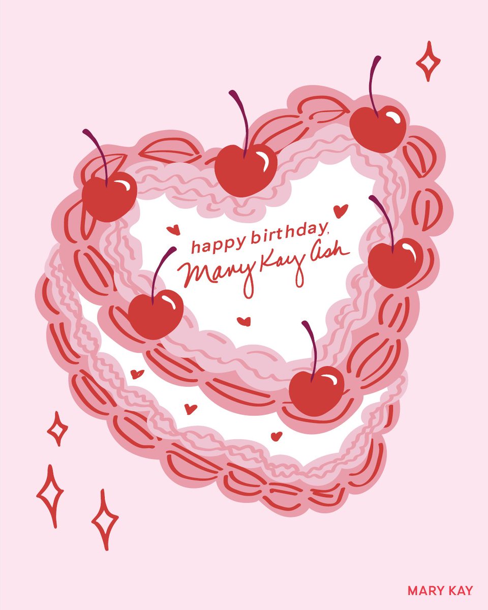 Being a trailblazer isn’t necessarily a piece of cake,
 but honoring Mary Kay Ash IS. Today, we celebrate 
the lives touched and the women empowered by our
fearless founder whose impact continues to be felt.