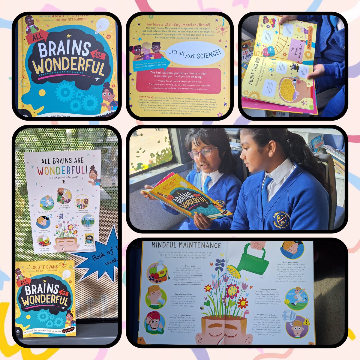 🧡 Abbey Catholic School 🧡 (@abbeyprimary) on Twitter photo We love this new book, #AllBrainsAreWonderful. It sparked lots of decisions on the #bookbus this afternoon. The section on mindful maintenance was our favourite pages. <a href="/MrEPrimary/">Scott Evans | The Reader Teacher®</a> <a href="/readingagency/">The Reading Agency</a> <a href="/bsmallpub/">b small publishing</a> 📚🧠🤗 We love this new book, #AllBrainsAreWonderful. It sparked lots of decisions on the #bookbus this afternoon. The section on mindful maintenance was our favourite pages. <a href="/MrEPrimary/">Scott Evans | The Reader Teacher®</a> <a href="/readingagency/">The Reading Agency</a> <a href="/bsmallpub/">b small publishing</a> 📚🧠🤗