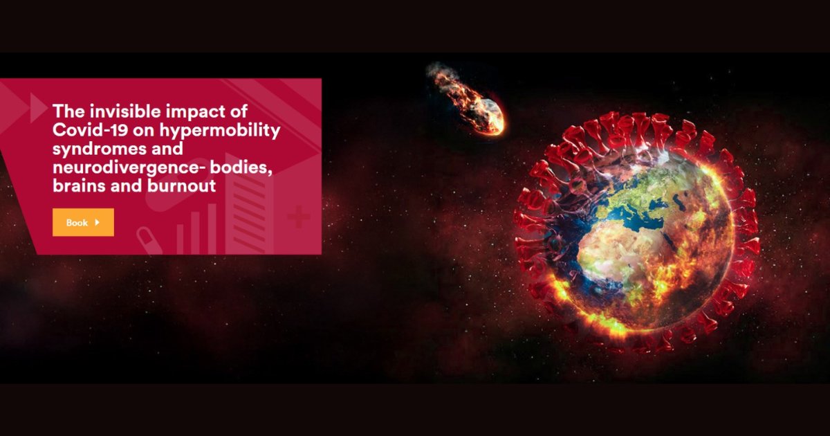 📢Brain, Body Burnout:  The invisible impact of COVID-19 on hypermobility syndromes and neurodivergence- bodies, brains and burnout

Conference at the Royal Society of Medicine 

This is a must-attend event for medical professionals, researchers, policy makers, educators, and
