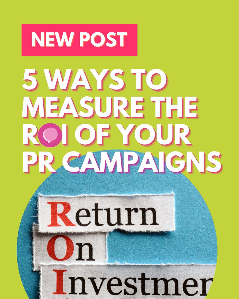 Public Relations is no longer just about getting your brand mentioned in the press. With all of the different ways we consume information today,  understanding #ROI of your #PR efforts is crucial. Learn more: bubblegumcanada.com/blog/5-ways-to… #PublicRelations #PRagency #returnoninvesment
