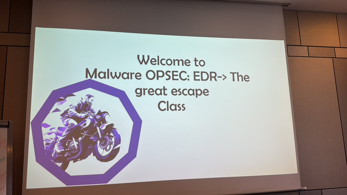 Ch40s ๐ดโโ ๏ธ (@drch40s) on Twitter photo Day 1 of the MalOpSec2 course at #OffensiveCon25 is a wrap! The class showed strong technical skills and great engagement throughout the complex topics we covered today. Looking forward to Day 2! Now letโs take a break and few drinks offered by <a href="/POC_Crew/">POC_Crew ๐จโ๐ฉโ๐ฆโ๐ฆ</a> Day 1 of the MalOpSec2 course at #OffensiveCon25 is a wrap! The class showed strong technical skills and great engagement throughout the complex topics we covered today. Looking forward to Day 2! Now letโs take a break and few drinks offered by <a href="/POC_Crew/">POC_Crew ๐จโ๐ฉโ๐ฆโ๐ฆ</a>