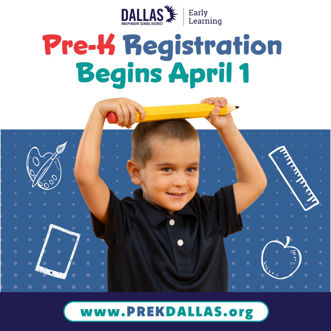 📚Pre-K enrollment is now open—secure your spot today at dallasisd.org/prek!