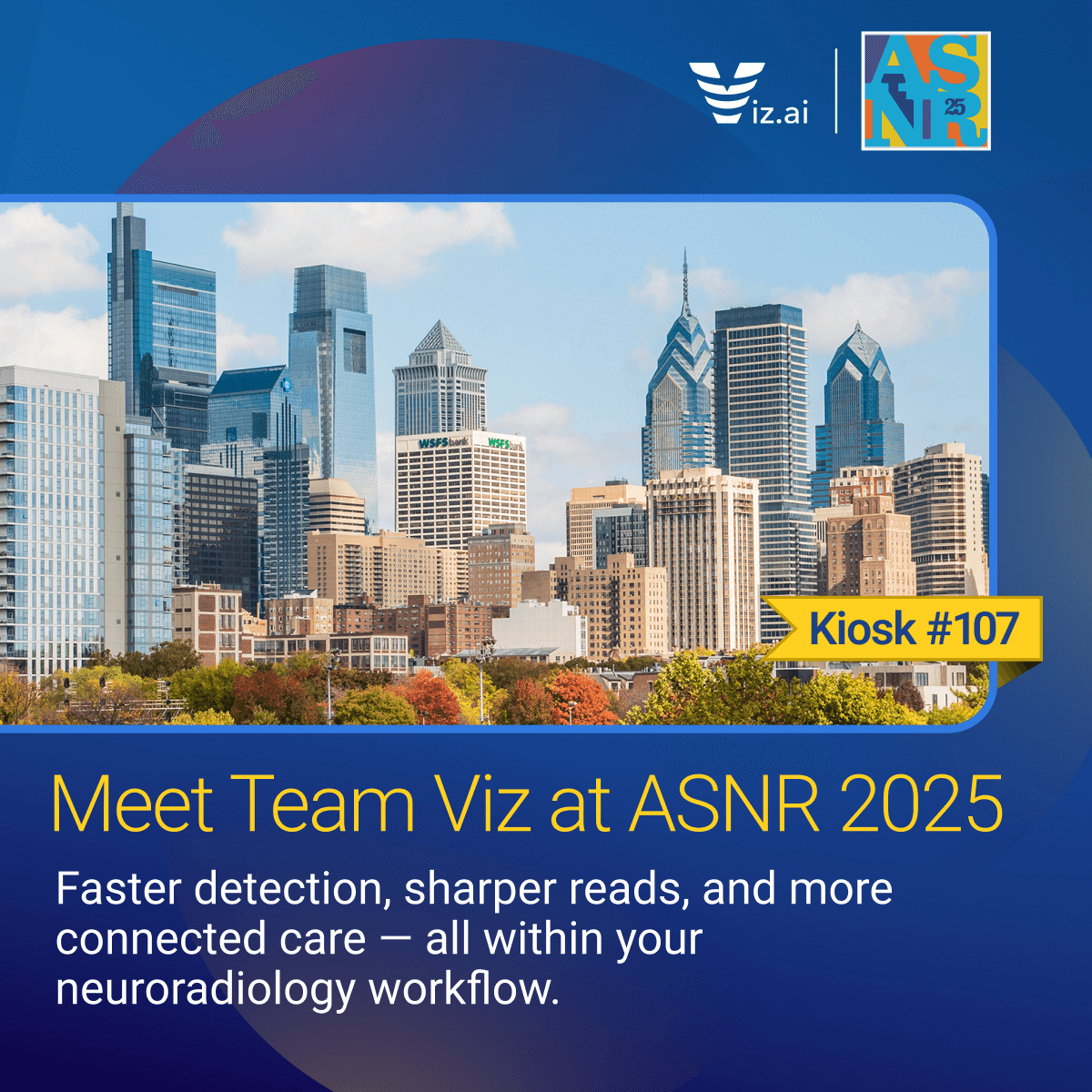 Viz.ai (@viz_ai) on Twitter photo Heading to <a href="/TheASNR/">The American Society of Neuroradiology</a>? We’d love to connect and show you how our clinically validated neurovascular solutions can accelerate diagnosis, streamline care coordination, and improve outcomes—with real-time, AI-powered insights.📍Visit Viz at #ASNR25 🔗 viz-ai.chilipiper.com/book/me/team-v… Heading to <a href="/TheASNR/">The American Society of Neuroradiology</a>? We’d love to connect and show you how our clinically validated neurovascular solutions can accelerate diagnosis, streamline care coordination, and improve outcomes—with real-time, AI-powered insights.📍Visit Viz at #ASNR25 🔗 viz-ai.chilipiper.com/book/me/team-v…
