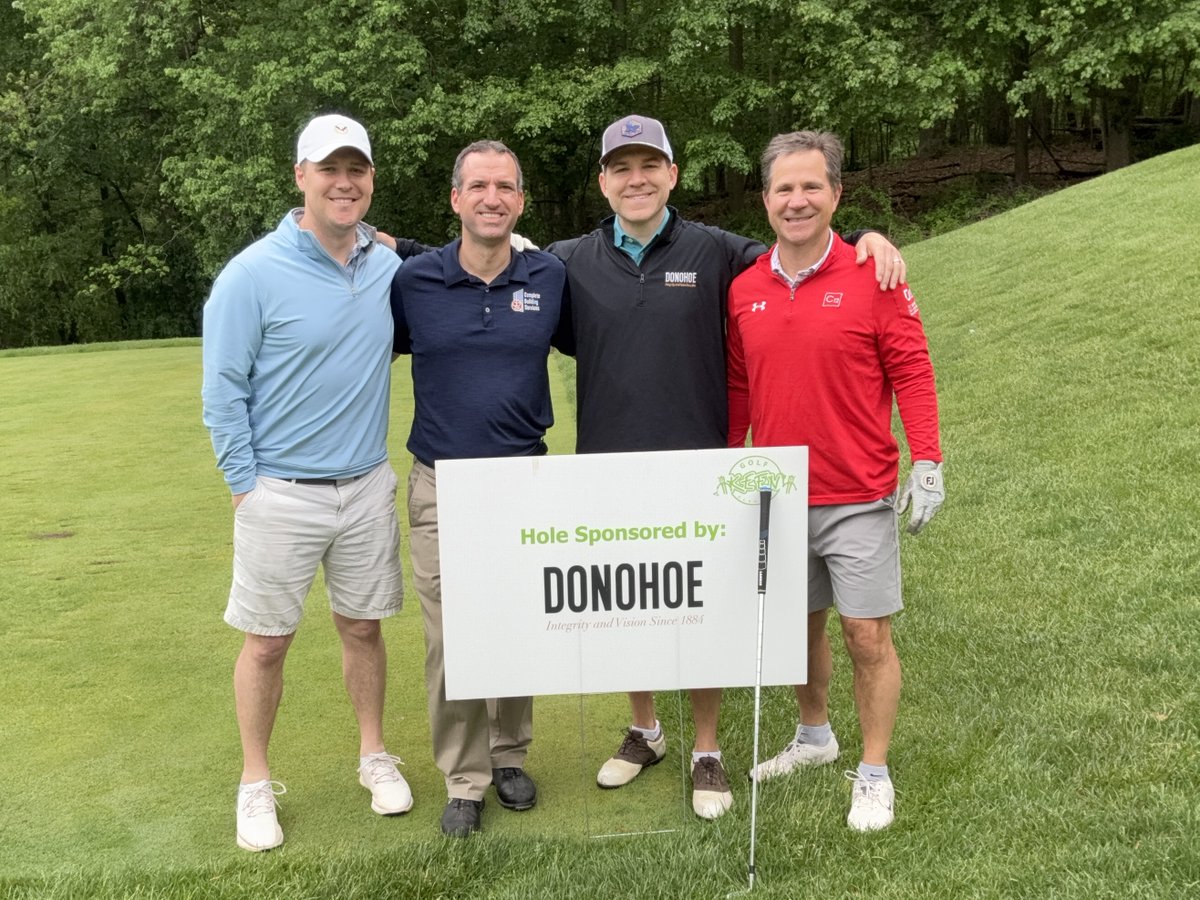 It only took a foursome from three Donohoe divisions to bring home 3rd place at last week’s KEEN Greater DC Golf Classic! <a href="/DonohoeCRE/">Donohoe Commercial Real Estate</a> <a href="/CBSfacilities/">Complete Building Services</a> 

Learn more about this great cause and event: keengreaterdc.org/2025-keen-golf…