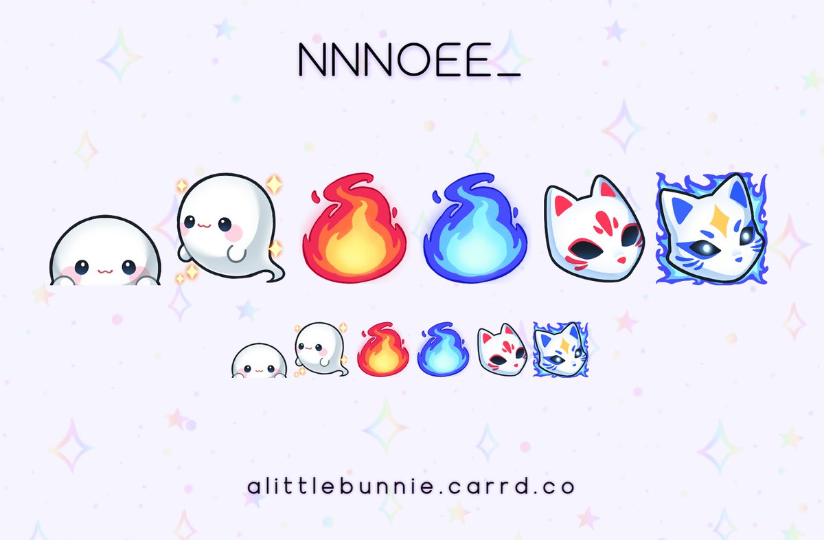 ghostie / kitsune theme~ 

✧. ┊ ⁭⁭ ⁭ ⁭badge commission