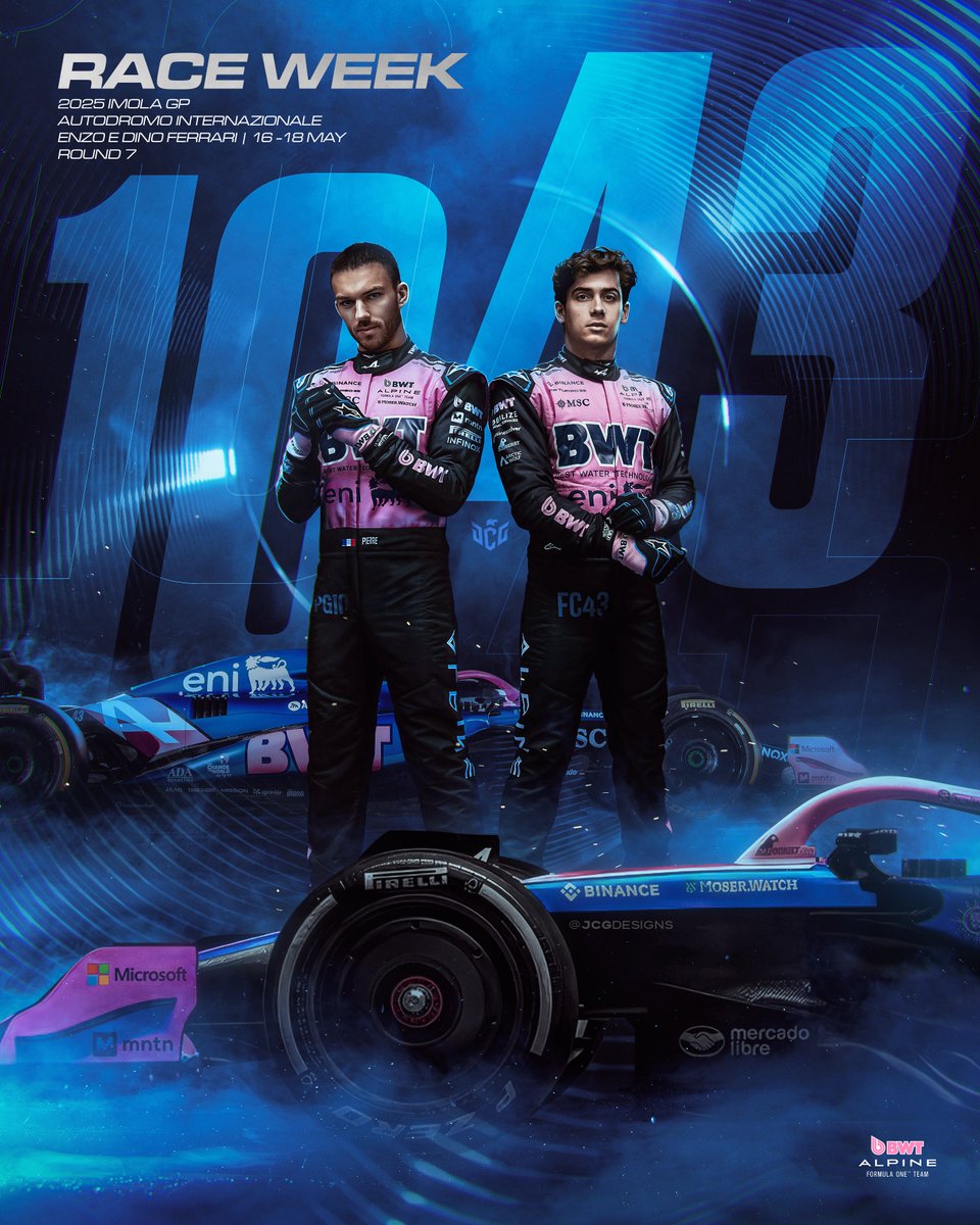 RACE WEEK.
READY.
Vamos <a href="/FranColapinto/">Franco Colapinto</a>!🇦🇷