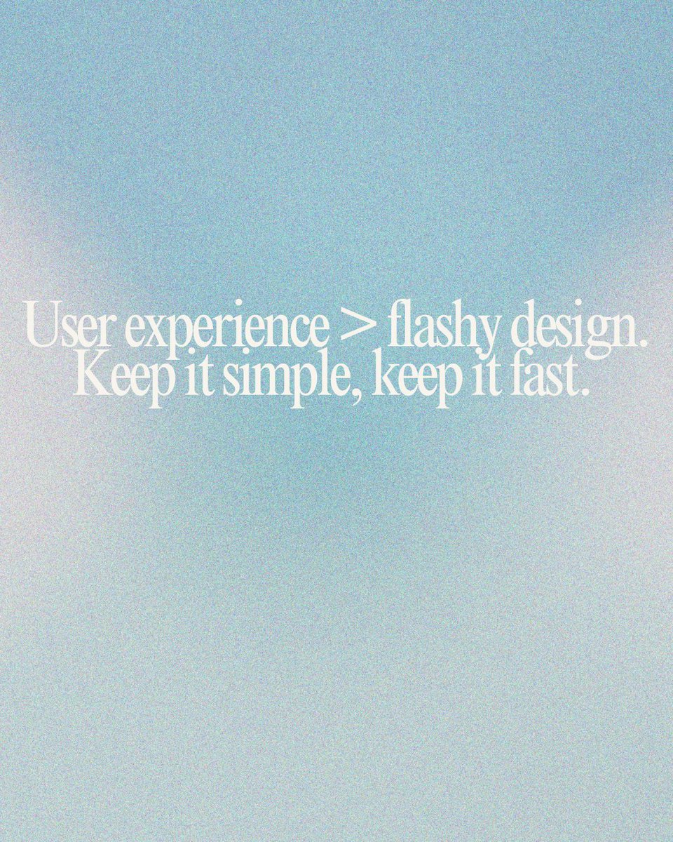 codertheflynn's tweet image. A clean, mobile-friendly site beats a flashy one that loads slow. 
Speed + clarity = trust.
