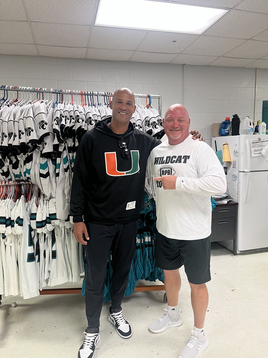 Chuck Kenyon (@coachkenyon) on Twitter photo <a href="/JasonTaylor/">Jason Taylor</a> thanks for stopping by to see what we have here <a href="/RpbhsAthletics/">RPBHS Athletics</a>
<a href="/CanesFootball/">Miami Hurricanes Football</a> <a href="/CoachSamCurry/">Coach Curry</a> <a href="/BrandonHuggin19/">Brandon Huggins</a> <a href="/coachDjRolle/">Dee Rolle Jr</a> <a href="/JasonTaylor/">Jason Taylor</a> thanks for stopping by to see what we have here <a href="/RpbhsAthletics/">RPBHS Athletics</a>
<a href="/CanesFootball/">Miami Hurricanes Football</a> <a href="/CoachSamCurry/">Coach Curry</a> <a href="/BrandonHuggin19/">Brandon Huggins</a> <a href="/coachDjRolle/">Dee Rolle Jr</a>
