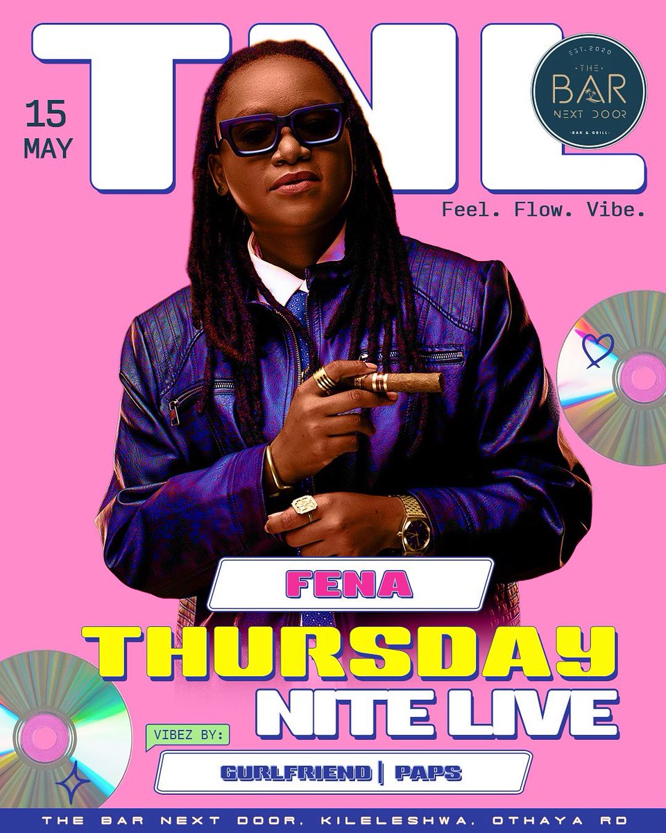 Fena at BND Kileleshwa this week Thursday!
Spread the word tag her(alitoka twitter? 🙈