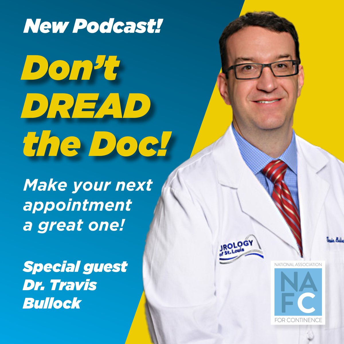 Headed out for a Sunday walk? Listen to our latest podcast! 

Dr. Travis Bullock, a urologist shares some very sound advice for patients who might be uncertain or apprehensive when it comes to seeking professional help. 
nafc.org/bhealth-blog/d…