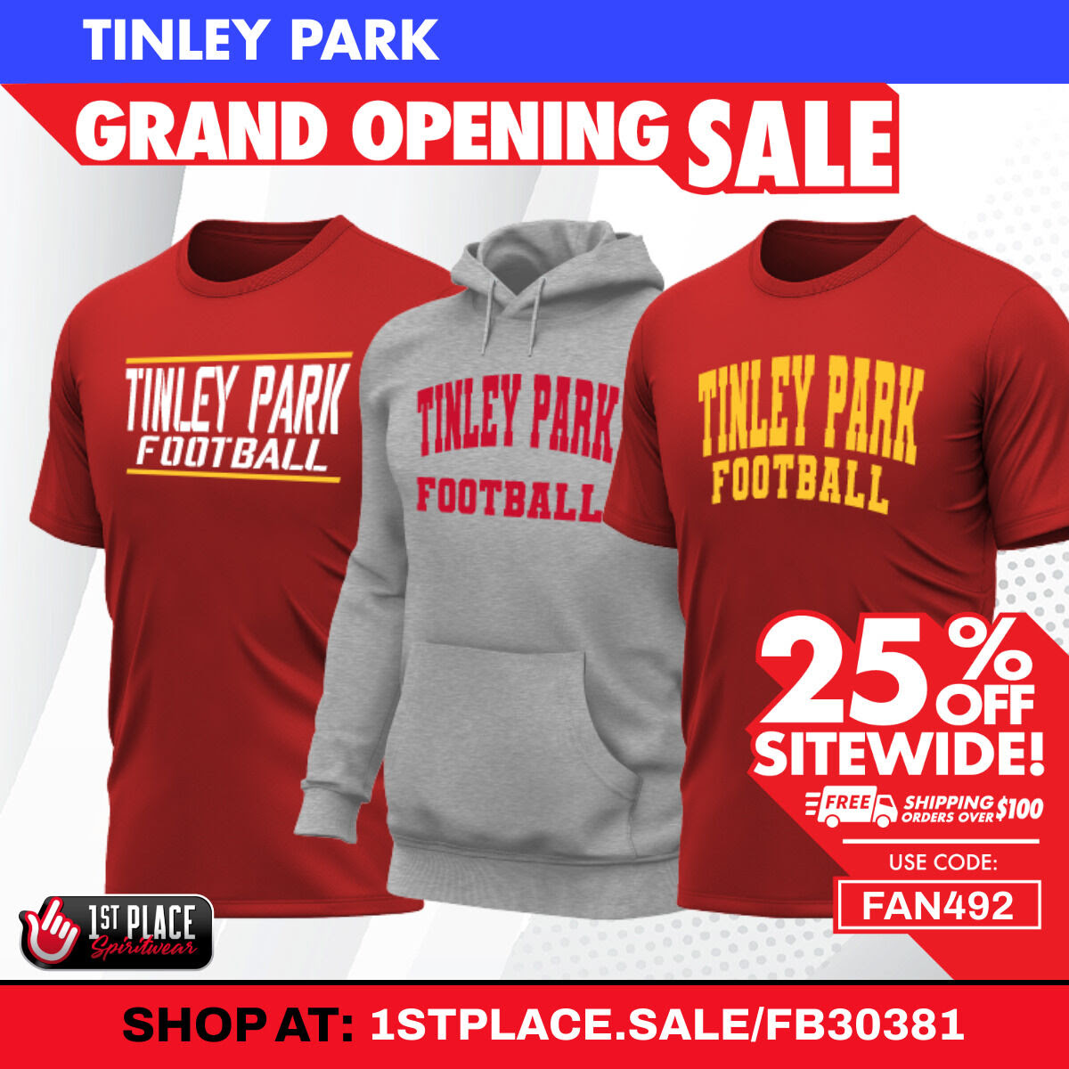 Titan Football Store - Grand Opening SALE!!!

💥 25% OFF SITEWIDE 💥