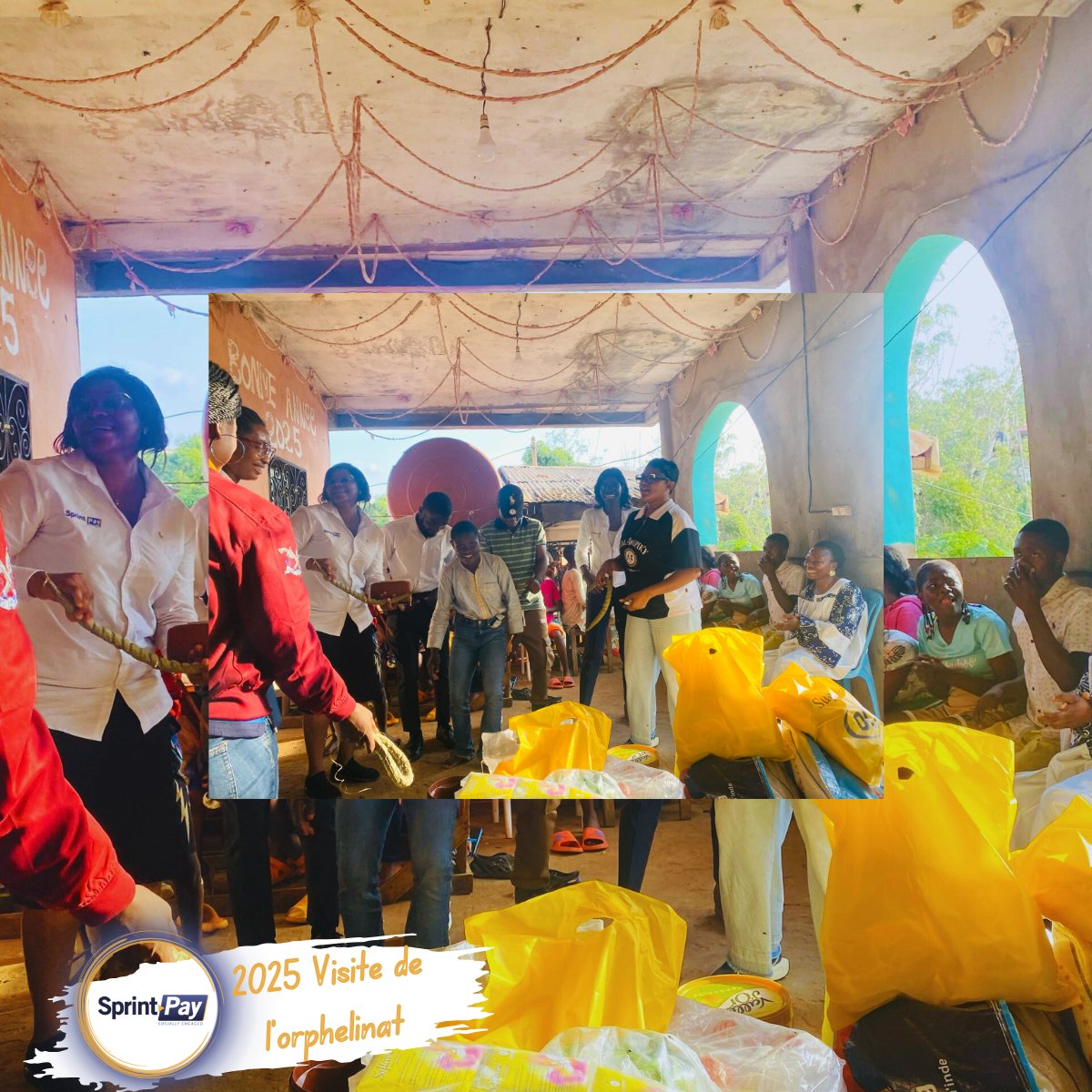🌟 Un moment de partage avec Sprint Pay !

Nous avons eu le privilège de rendre visite aux enfants de l'orphelinat Cason. Des échanges forts, des sourires et beaucoup d'espoir. Leur force nous inspire !

#SprintPay #Solidarité #OrphelinatCason #Engagement