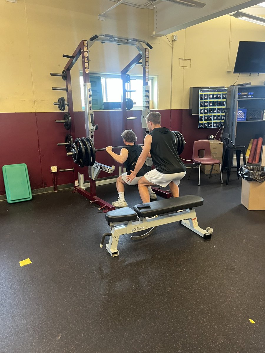 DunlapFootball's tweet image. End of year testing has began!  #RollEags