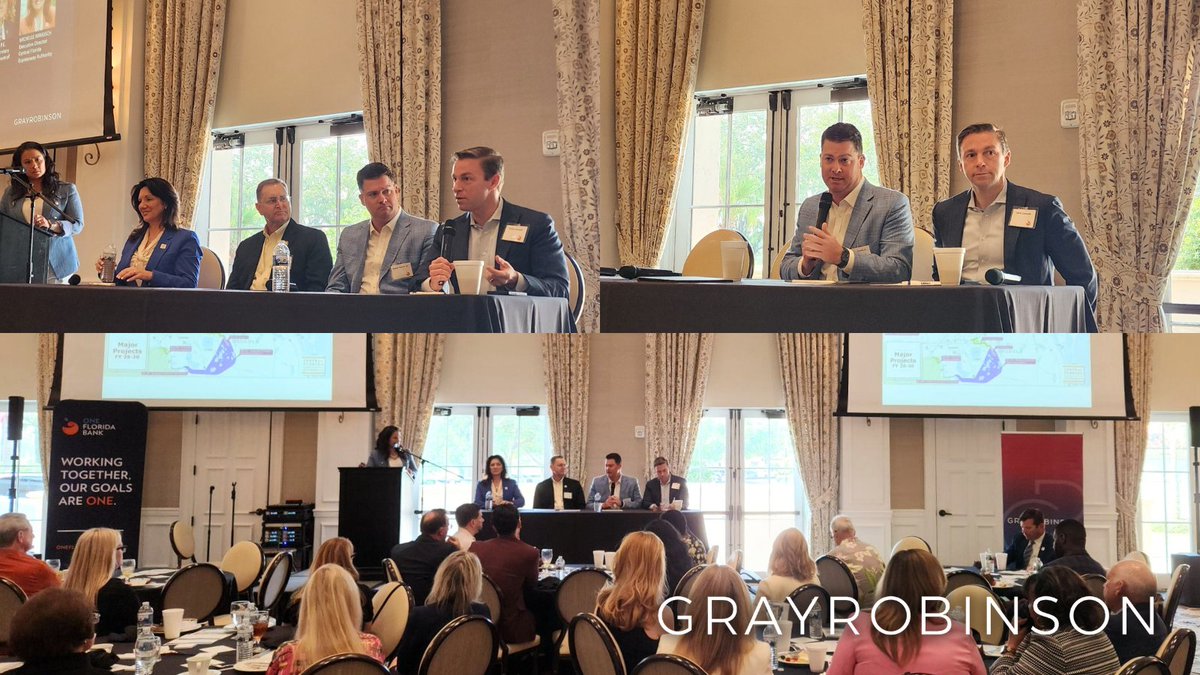 GrayRobinson, P.A. (@grayrobinsonlaw) on Twitter photo #GRAttorneys <a href="/CarmodyJr/">Chris Carmody</a> and <a href="/Rfstuart/">Robert Stuart</a> joined professionals from <a href="/MyFDOT/">FLORIDA DOT</a> and <a href="/CFXway/">CFX</a> to discuss legislative updates, policy trends, and transportation investments shaping Central Florida’s business climate. Proud to sponsor this important conversation alongside One Florida Bank! #GRAttorneys <a href="/CarmodyJr/">Chris Carmody</a> and <a href="/Rfstuart/">Robert Stuart</a> joined professionals from <a href="/MyFDOT/">FLORIDA DOT</a> and <a href="/CFXway/">CFX</a> to discuss legislative updates, policy trends, and transportation investments shaping Central Florida’s business climate. Proud to sponsor this important conversation alongside One Florida Bank!