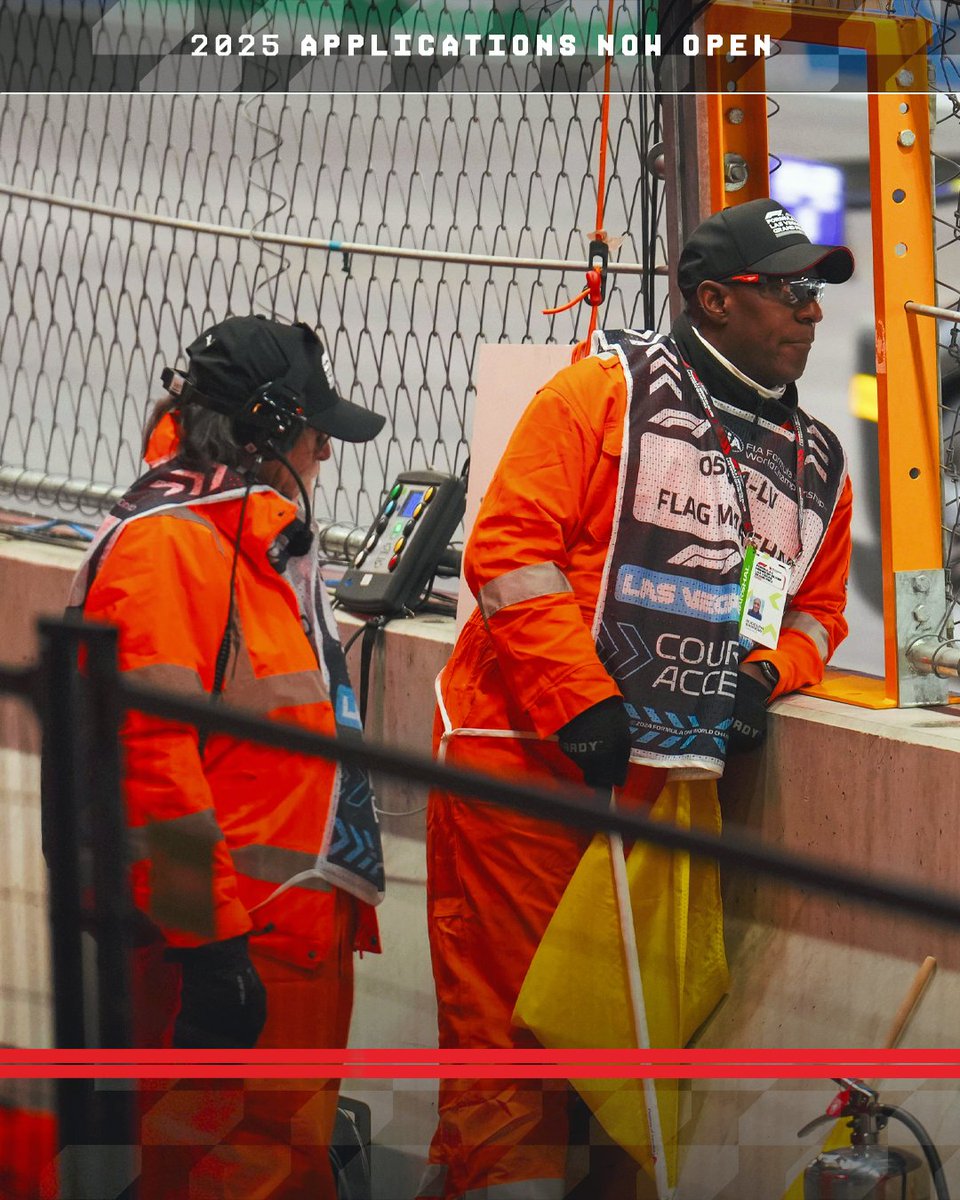 Step into the action at the #LasVegasGP! 🏁

Join our team of Race Marshals and be the eyes and ears that keep the track safe and the race running smooth. NV residents can join the exclusive Locals Marshal Program this fall to get trained and ready for race weekend. 

👉 Apply