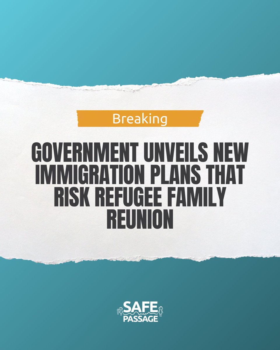 Today, the Government launched a new immigration white paper that included proposals to overhaul refugee family reunion rules. But instead of fixing a broken system, these changes will make it even worse.