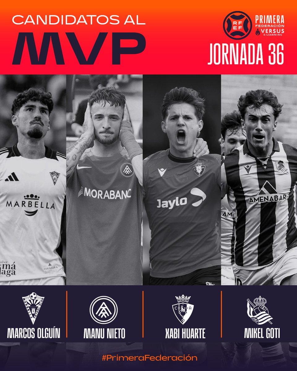 😍 Ha sido un gran fin de semana para ellos...

¡Y lo quieren redondear con el 𝗠𝗩𝗣 de la 𝗷𝗼𝗿𝗻𝗮𝗱𝗮 𝟯𝟲!

🏅 <a href="/versuselearning/">Versus e-Learning Group</a> 🏅

#PrimeraFederación | #VersusELearning