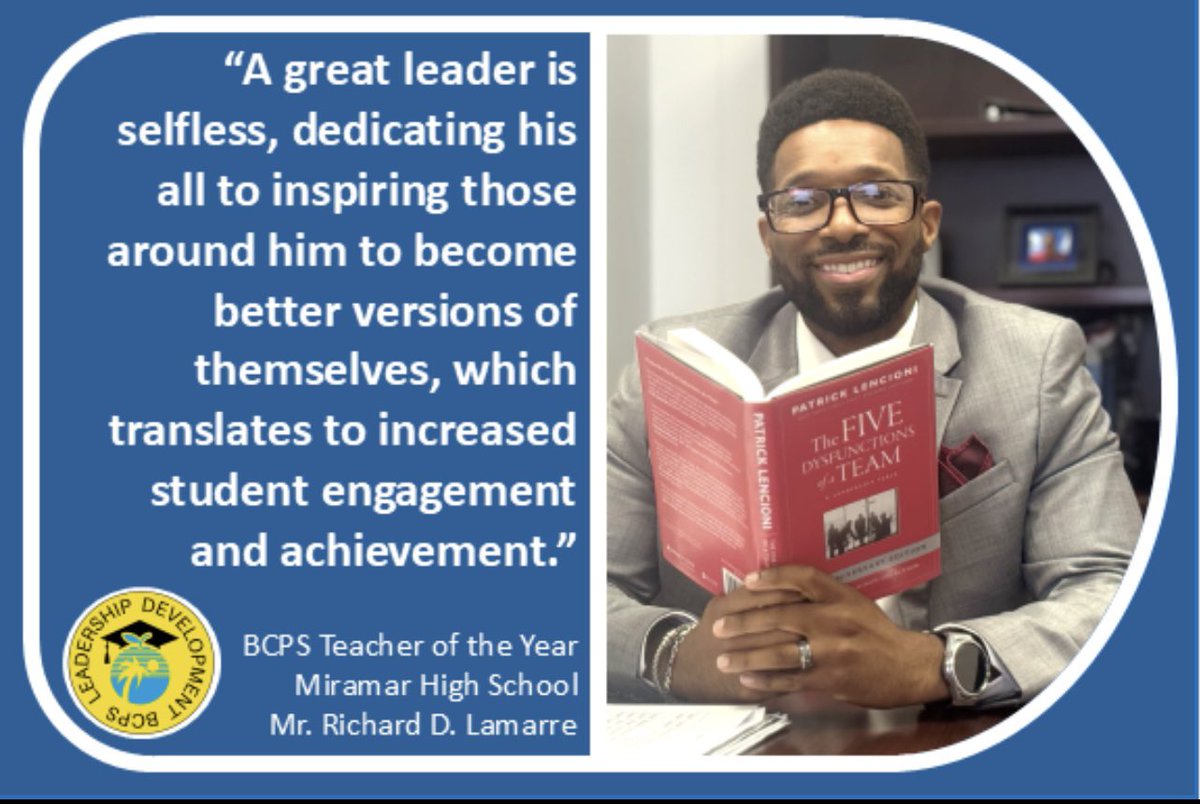 🚨Leader Spotlight Alert📷 

Growing and learning with our BCPS Teacher of the Year- Mr. Lamarre!!!📷

#BCPSLeads