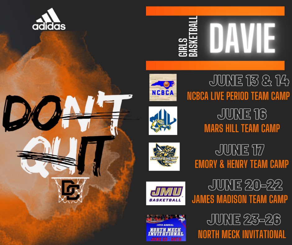 DCHS War Eagles WBB (@dchswbb) on Twitter photo 🚨Summer 2025 Schedule Drop‼️ 🚨
<a href="/EmoryHenry_WBB/">Emory & Henry Women’s Basketball</a> <a href="/mhu_wbb/">Mars Hill Women’s Basketball</a> <a href="/JMUWBasketball/">JMU Women's Basketball</a> <a href="/NorthmeckWBB/">North Meck WBB 🏀</a> 🚨Summer 2025 Schedule Drop‼️ 🚨
<a href="/EmoryHenry_WBB/">Emory & Henry Women’s Basketball</a> <a href="/mhu_wbb/">Mars Hill Women’s Basketball</a> <a href="/JMUWBasketball/">JMU Women's Basketball</a> <a href="/NorthmeckWBB/">North Meck WBB 🏀</a>