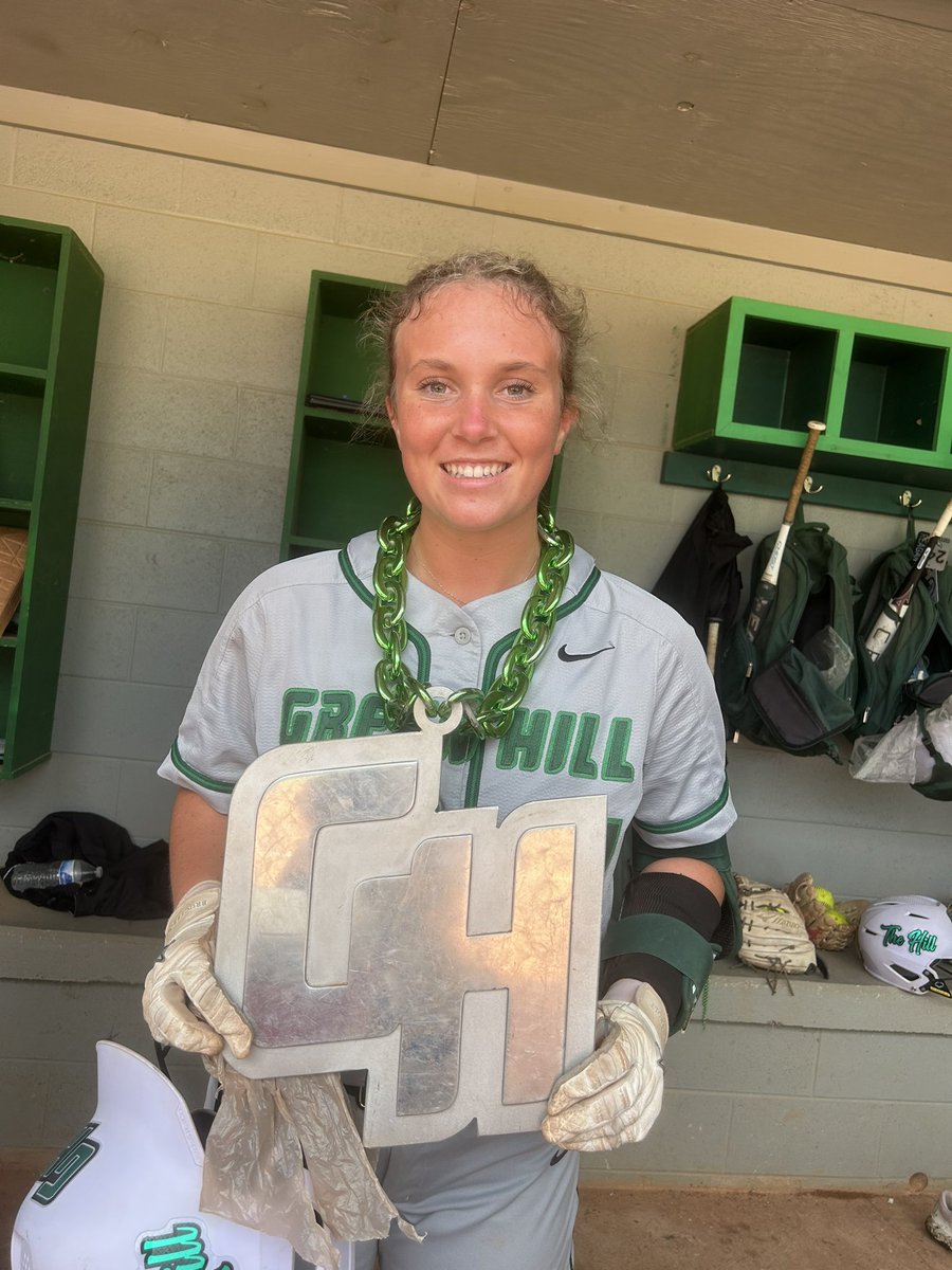 Green Hill Softball (@greenhillhighsb) on Twitter photo HOME RUN CHEZNEY WHIPKER! Avary Stockwell is walked and Chezney brings her in with a bomb to right field. The hawks are up 4-0. #Chezzz #Team5 <a href="/ChezneyWhipker/">Chezney Whipker</a> HOME RUN CHEZNEY WHIPKER! Avary Stockwell is walked and Chezney brings her in with a bomb to right field. The hawks are up 4-0. #Chezzz #Team5 <a href="/ChezneyWhipker/">Chezney Whipker</a>