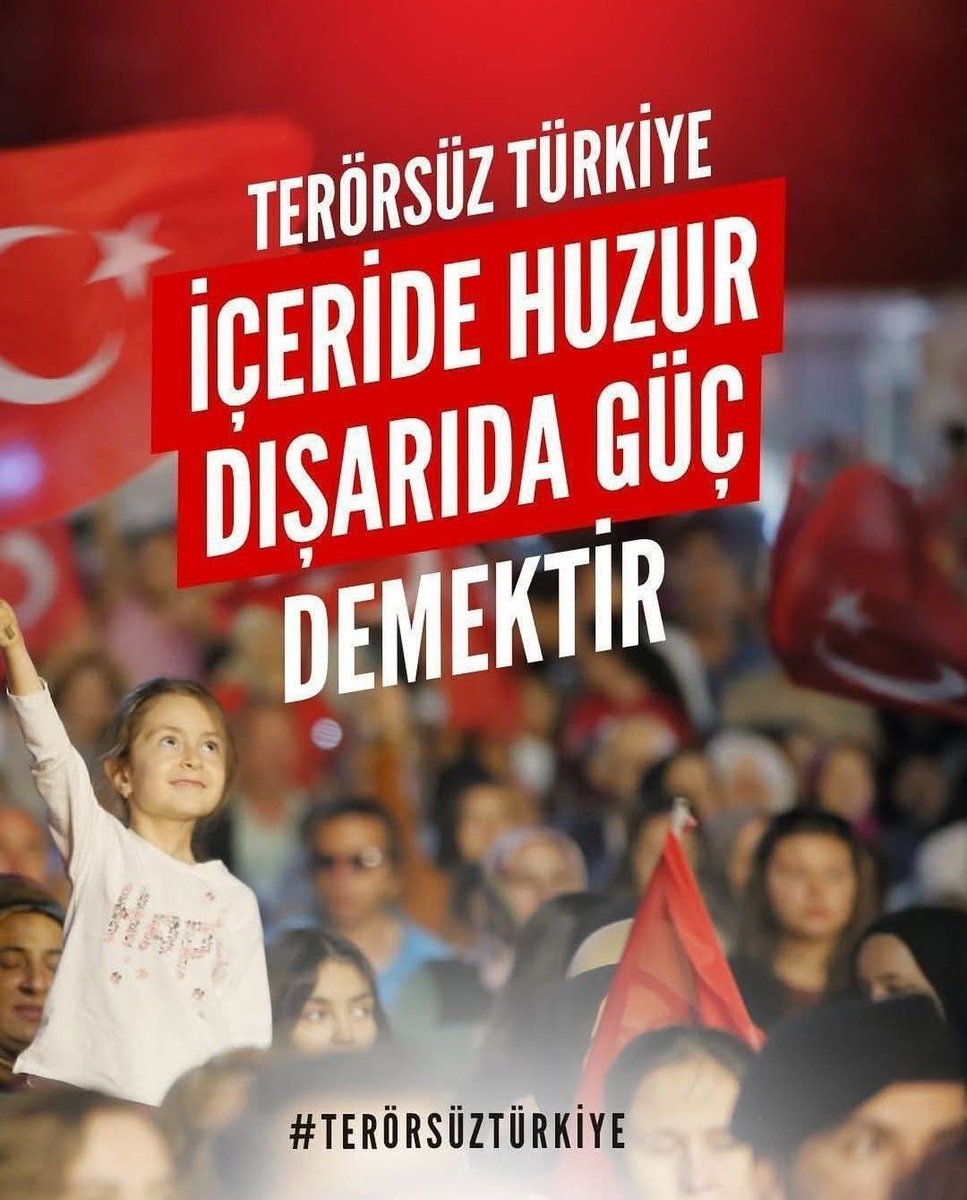 PKK terör örgütü kendini fes ettiğini duyurdu.
sayın Devlet Bahçeli ve sayın Cumhur Başkanımız Recep Tayyip ERDOĞAN’ın kararlı duruşu ile Ülkemizin ve bölge insanımızın 40 yıldır özlenen huzurun gelmesini temenni ediyorum.