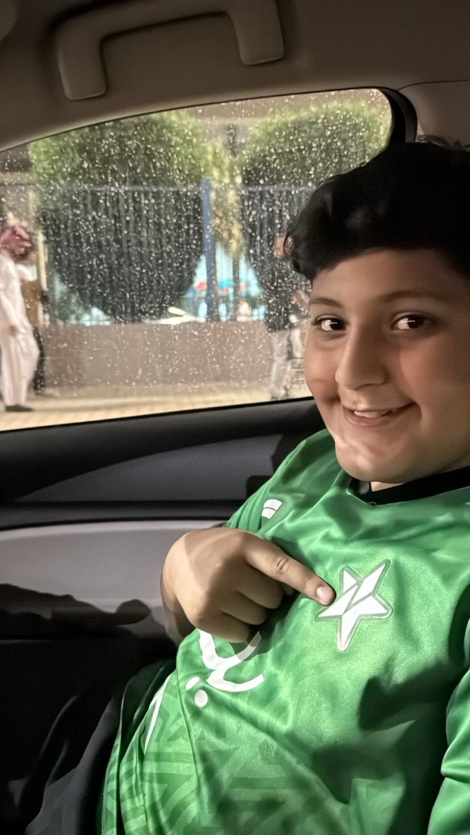 شكراً ومن القلب للكيان المفضل رسم هذة الابتسامة علي محيا أبني وأكثر من 10000 مشجع حضروا 💚🇸🇦