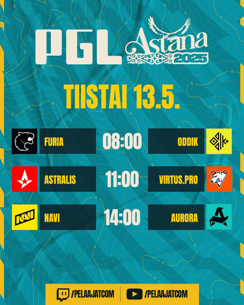 Pelaajat.com (@pelaajatcom) on Twitter photo Napataanhan tänään Naville pudotuspelipaikka🙏
⏰08:00
📺twitch.tv/pelaajatcom & Pelcom-tube
🎤 <a href="/ArttuHamalainen/">Kreivi Nicolaus Ludwig von Tsintsendorff</a> & <a href="/SamppaCS2/">Samu Kylmälä</a>
#esportsfi #counterstrike #PGL Napataanhan tänään Naville pudotuspelipaikka🙏
⏰08:00
📺twitch.tv/pelaajatcom & Pelcom-tube
🎤 <a href="/ArttuHamalainen/">Kreivi Nicolaus Ludwig von Tsintsendorff</a> & <a href="/SamppaCS2/">Samu Kylmälä</a>
#esportsfi #counterstrike #PGL