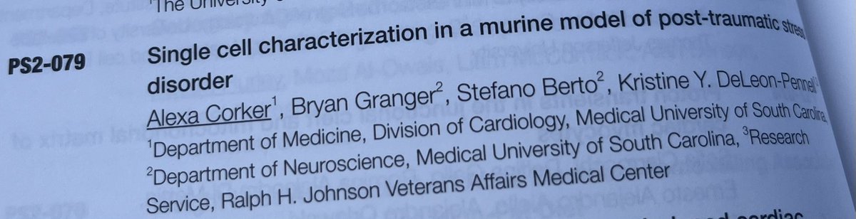 Kristi DeLeonPennell (@kdeleonpennell) on Twitter photo Make sure to check out <a href="/alexa_corker/">Alexa Corkerš«</a> poster (PS2-079) on the effects of stress on the heart š«if youāre at #ISHR2025 Make sure to check out <a href="/alexa_corker/">Alexa Corkerš«</a> poster (PS2-079) on the effects of stress on the heart š«if youāre at #ISHR2025