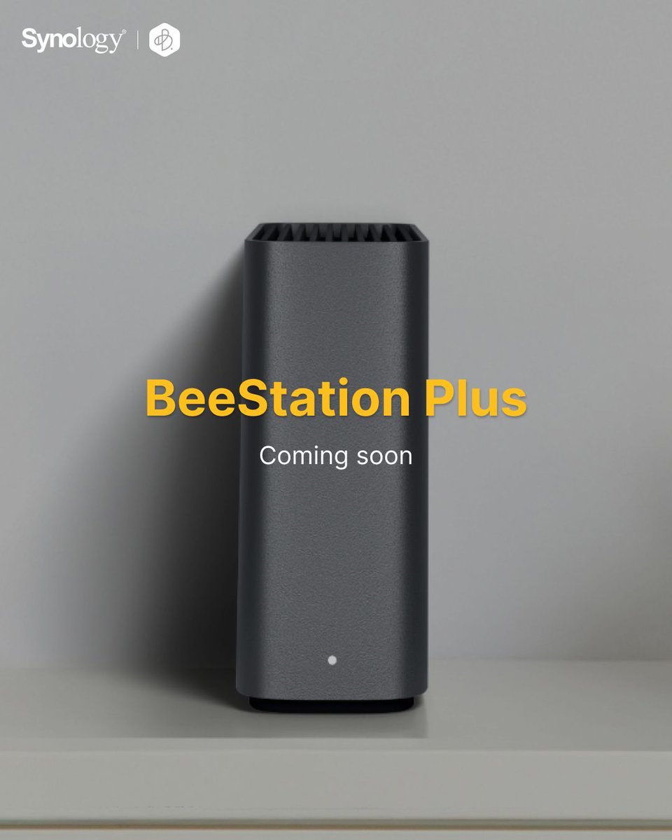 The wait is almost over! BeeStation Plus will be available soon, so stay tuned for the official launch. #buildyourbeehive #privatecloud