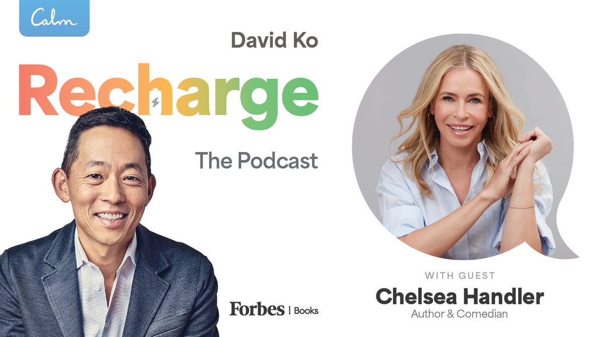davidko's tweet image. “You have to give yourself grace. You can’t sit in your pity party forever.”
—@chelseahandler on RECHARGE

🧠 Panic attacks
🎙 Therapy that cracked her open
✈️ A love letter to flight attendants
📘 Her 7th NYT bestseller

Listen now: linktr.ee/rechargetoday
#ChelseaHandler…