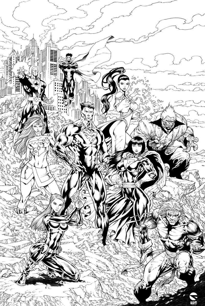 TG_inks's tweet image. Another cover completed.
Pencils: @AllanGoldman3
Digital Ink: Me 😊