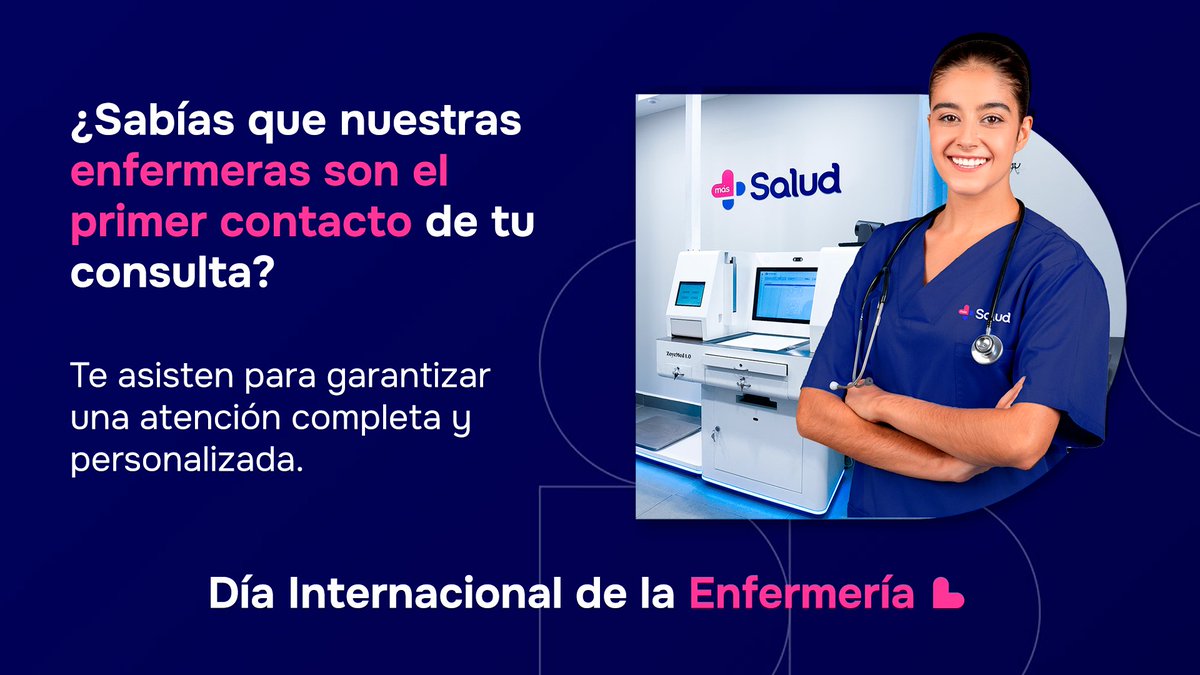 📷 Las primeras en recibirte, las que te escuchan, te asisten y te cuidan. 
Gracias por ser el corazón de cada consulta. 💜
#DíaInternacionalDeLaEnfermería #VamosACuidarte