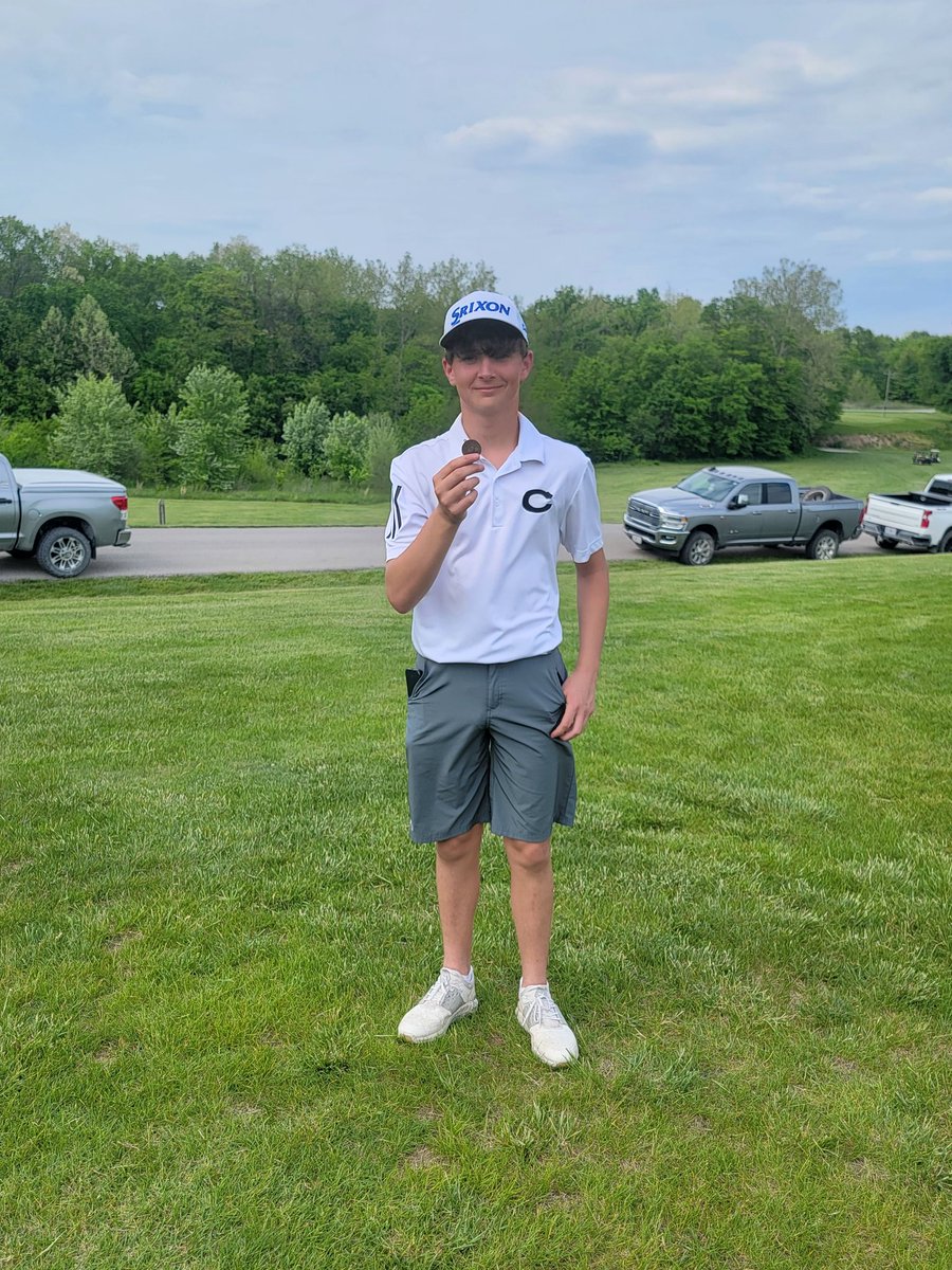 Competed in the Class 2 District 2 Tournament today at Norwoods GC. Finished 4th as a team and Lyle qualified for State with an 81. Tough district, but very happy for Lyle. 👍