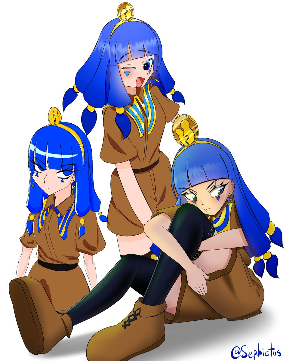 Indecisively drew this new Touhou Michigami Nareko that was born a week ago 3 times instead of the requests #東方Project